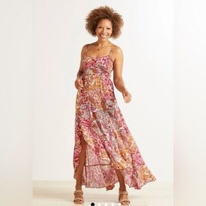 Free People Forever Yours Smocked Slip Dress